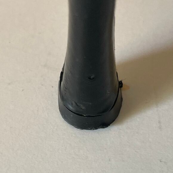 Manolo Blahnik Black Open Peep Toe Canvas and Patent Heels Shoes • Size 36 - Picture 6 of 8